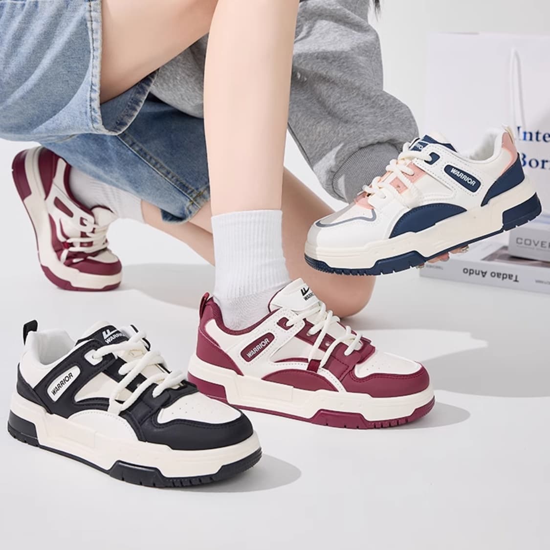 【ストリート×厚底快適】シンプルクッションスニーカー｜ZocoStyle