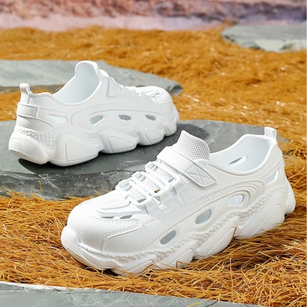 【メッシュ × 安定感 × 厚底4cm】厚底通気性サンダル