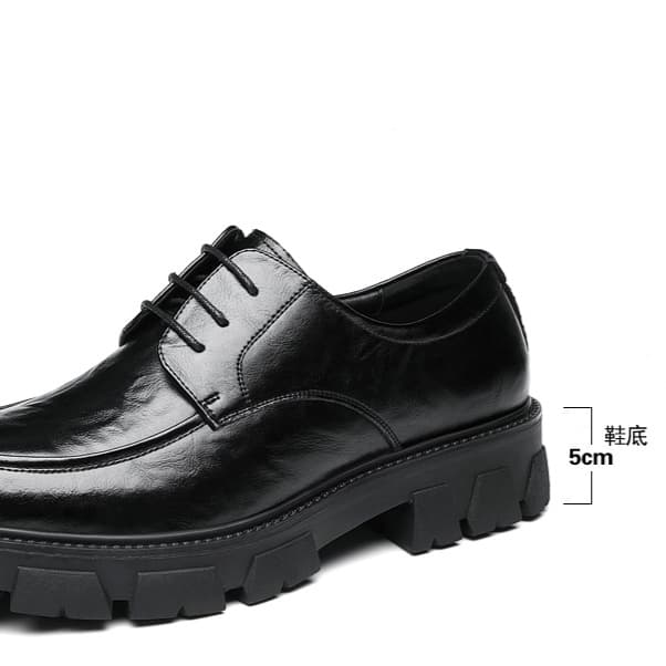 高級厚底ビジネスローファー｜5cm/8cm/10cm選べる身長UP