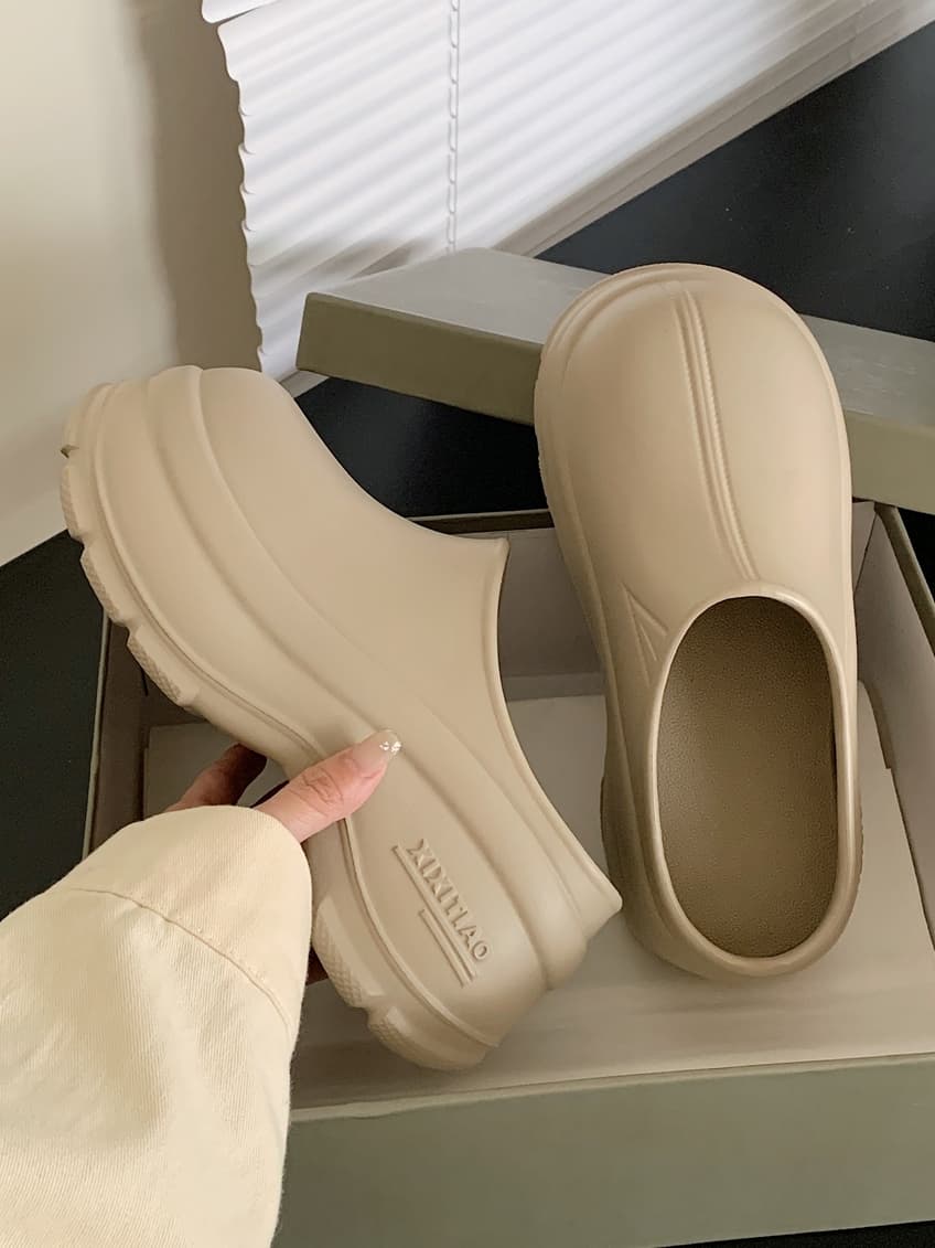 【防水 × 軽量 × 厚底6cm】厚底軽量サンダル