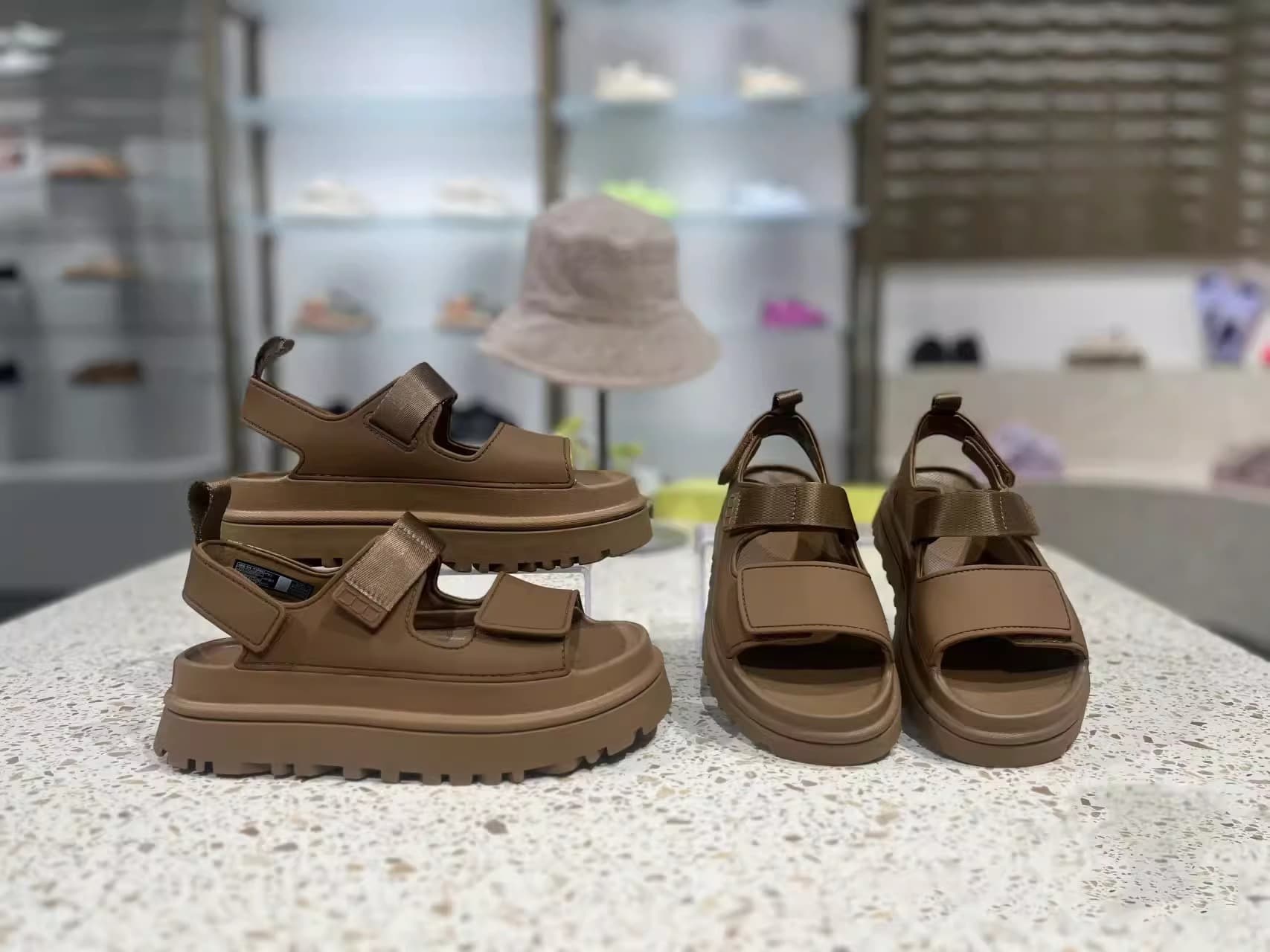 【フィット感 × 滑りにくい × 厚底7cm】厚底通気性サンダル