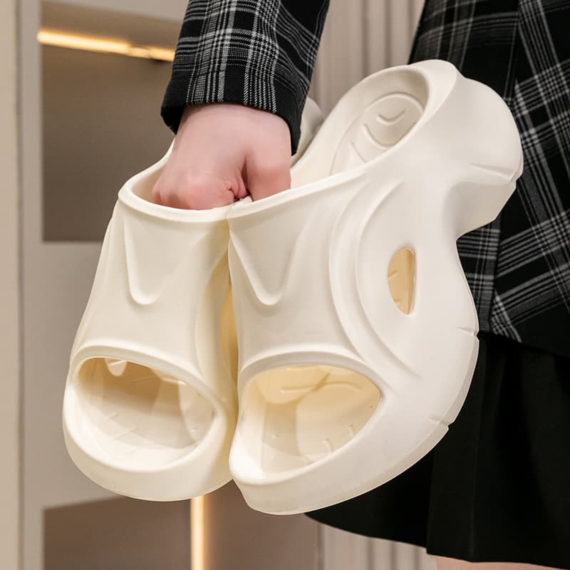 【流線型 × 通気設計 × 厚底5cm】厚底通気性サンダル