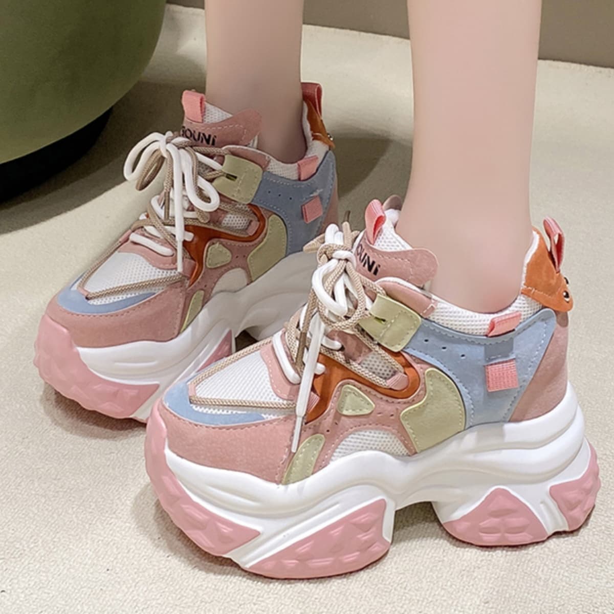ダッド厚底スニーカー|アーバン×クッション×安定感