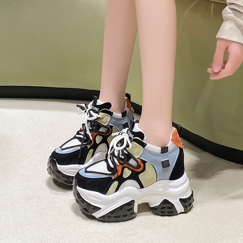ダッド厚底スニーカー|アーバン×クッション×安定感